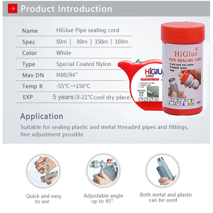 Fibre d'étanchéité de filetage 55 Composés d'étanchéité et scellants pour cordon d'étanchéité - Product Image 6