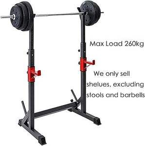 Support de fitness compact et robuste pour presse à banc simple et demi-rack de squat, idéal pour usage en <span class=keywords><strong>location</strong></span> et en salle de sport à domicile - Product Image 4