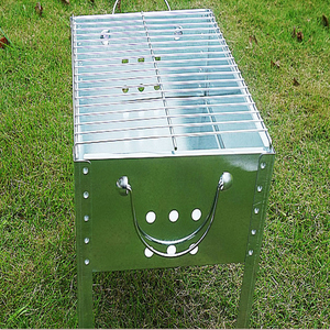 Accessoires de barbecue portables pour churrasqueira d'extérieur Barbecues rectangulaires au charbon de bois pour la cuisson des aliments - Product Image 5