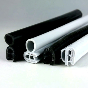 Easy Installation Silicone <b>Rubber</b> Trim Gasket <b>Edge</b> Door Sealing Strip U Shape Stainless core heat chemical resistant HR-08S - Product Image 1
