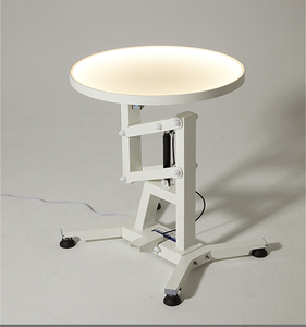 YM-Q201LP Stainless Steel &amp; <strong>Silicone</strong> 360 Rotatable Pneumatic Lifting Illuminated Pet Grooming Table Remote Control Lighting - Product Image 4