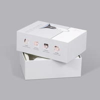 Boîte d'emballage cadeau écologique avec logo personnalisé, matériaux recyclés, boîtes rigides avec impression UV et estampage or