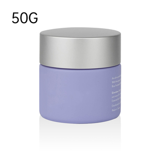 Envase cosmético morado mate personalizado de 50g, <span class=keywords><strong>crema</strong></span> facial, envase vacío, tarro de <span class=keywords><strong>Crema</strong></span> <span class=keywords><strong>para</strong></span> Ojos, tarro de <span class=keywords><strong>crema</strong></span> <span class=keywords><strong>para</strong></span> máscara de labios con tapa plateada - Product Image 6