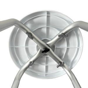 360 °   Sgabello Girevole per Doccia Piccola, Sedile Rotante Liscio per Anziani e Disabili, Sedia Compatta Rotonda per Vasca Senza Attrezzi - Product Image 4