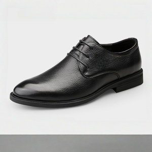 Chaussures habillées en cuir faites à la main, chaussures en cuir à bout pointu, chaussures en cuir souple respirantes pour hommes, meilleur cadeau pour la fête des pères - Product Image 1