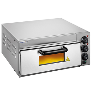 Horno Combinado Eléctrico Comercial de 1 Bandeja, Multifunción, para Pizza y Pan, con Termostato Ajustable y Función de Vapor, para Panadería y Catering - Product Image 1