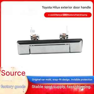 Poignées extérieures pour Toyota <span class=keywords><strong>Land</strong></span> <span class=keywords><strong>Cruiser</strong></span> FJ75 69210-90K00 69220-90K00 en acier métallique électroplaqué brillant de luxe 2022 - Product Image 2