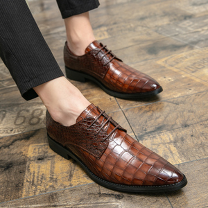 Nuevo Calzado de Oficina de Lujo para Otoño, Diseño de Boda, Zapatos Formales para Hombre, con Cordones, Ligeros y Antideslizantes - Product Image 5