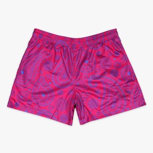 Short de <span class=keywords><strong>basket</strong></span>-ball personnalisé d'<span class=keywords><strong>été</strong></span> en maille imprimé en 3D Creamm Cookie 5 pouces d'entrejambe en maille <span class=keywords><strong>pour</strong></span> hommes - Product Image 3