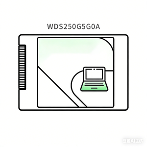 SSD SATA สีเขียว ขนาด 2.5 นิ้ว/7 มม. พร้อมเคส - ความจุ 250GB, ขนาด 2.5 นิ้ว ---- WDS250G5G0A - Product Image 2