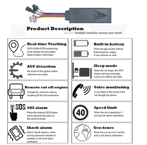 Dispositivo de Rastreo GPS TK004 Protocolo GT06 Rastreador GPS para Automóvil Rastreador <span class=keywords><strong>SIM</strong></span> para Automóvil GSM/GPRS/GPS Localizador de Rastreo en Tiempo Real Aplicación Gratuita - Product Image 5