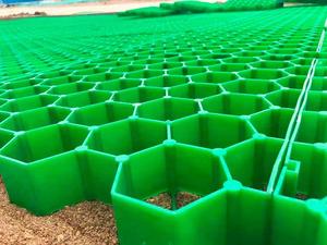 Tapis stabilisateurs de <span class=keywords><strong>gravier</strong></span> <span class=keywords><strong>en</strong></span> plastique pour gazon, grille de 40 mm, <span class=keywords><strong>rouleau</strong></span> de pressage, système de pavage pour allée de stationnement, pavés <span class=keywords><strong>en</strong></span> HDPE - Product Image 5