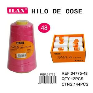 Ilan Hilo De Cose Sewing Thread 40S/2 2750M Pink Color For Sewing <b>Machines</b> And <b>Hand</b> <b>Stitching</b> - Product Image 3