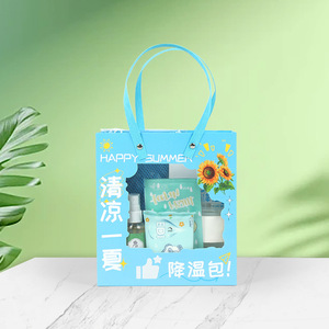 Kit de prévention des coups de chaleur estivales pour les entreprises, pack cadeau de refroidissement d'urgence en cas de température élevée, refroidissement d'urgence pour le bureau - Product Image 1