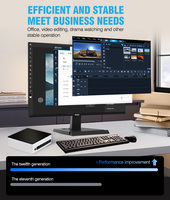 Sharerdp Intel Core I3 I5 I7 NUC 12th Gen 1215U 1235U 1255U potente CPU Dual Ethernet Server Mini Gaming PC para negocios en casa