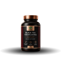 Capsules d'extrait de théaflavine de qualité supérieure, supplément cardiovasculaire à base de théaflavine dérivé du thé noir, supplément à base de plantes, ODM, vente en gros personnalisée