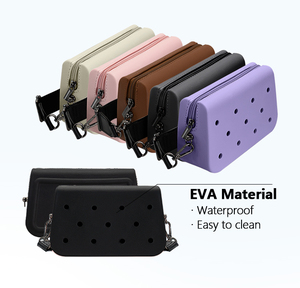 <span class=keywords><strong>Vacances</strong></span> de Noël EVA Mini Sling Tote Bags Léger Étanche Perforé Sac à Main pour Étudiants Voyage <span class=keywords><strong>Travail</strong></span> Cadeau Sac de Noël - Product Image 4