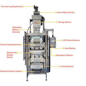 Machine de remplissage et d'emballage entièrement automatique pour poudres comestibles - Product Image 4