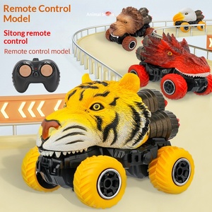 Camion jouet dinosaure Tyrannosaurus Rex - Véhicule tout-terrain télécommandé électrique 4 canaux pour cadeau d'enfant - Product Image 3