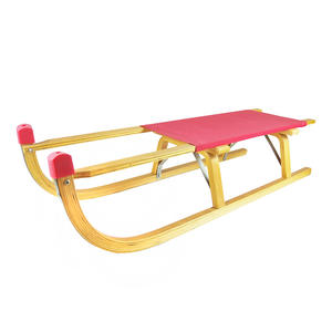 Traîneau à neige personnalisé <span class=keywords><strong>en</strong></span> gros direct d'usine traîneau à chiens d'hiver pour enfants adultes <span class=keywords><strong>bois</strong></span> naturel - Product Image 4