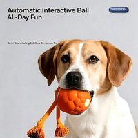 Langlebiger TPU Bionischer Beweglicher Hundeball Intelligentes Interaktives Hundespielzeug Automatisch Hüpfender Rollender Ball zum Zähneknirschen