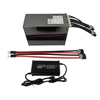 Batterie au lithium AMORGE 20S14P 72V 56AH 420A avec boîtier métallique pour vélo électrique
