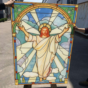 Conception scénique faite sur commande de <span class=keywords><strong>vitrail</strong></span> et de porte pour l'église et les bâtiments - Product Image 2