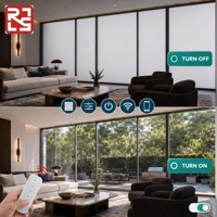 Film intelligent auto-adhésif PDLC pour vitres, protection de la vie privée, 0,38 mm, blocage UV, insonorisation pour fenêtres