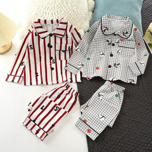 Pijamas y Ropa de Estar de Franela de Algodón con Dibujos Animados para Niños (Infantes, Niños Pequeños y Adolescentes), Cálidos, Transpirables y Cómodos para Otoño - Product Image 5