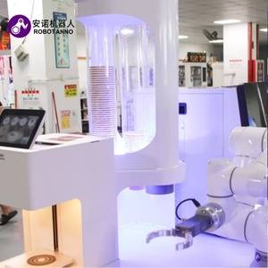 Ai Robot Latte nghệ thuật in cà phê thanh không người lái tự động nóng và lạnh cà phê sữa Máy bán hàng tự động Cánh tay robot làm cà phê - Product Image 5