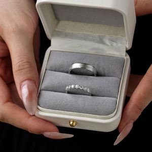 Dylam New Design Collection 925 Sterling Silver Rhodium Champagne Gold Plated 5A Cubic Zirconia <b>Couple</b> Lover Jewelry Set <b>Rings</b> - Product Image 4