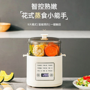 Multifunctional Egg Cooker 800 W 1-Layer <b>Electric</b> <b>Steamer</b> With Timer For Home Breakfast Cooking - Product Image 4