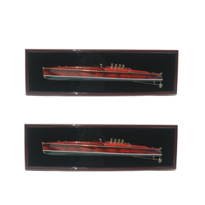 ของตกแต่งผนัง GIA NHIEN สำหรับบ้านและสำนักงาน โมเดลเรือเร็วคลาสสิกทำมือจากไม้พรีเมียมในตู้โชว์สุดหรู - Product Image 1