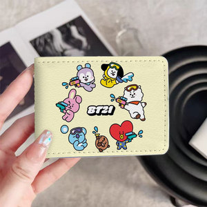 Kpop Idol Cartoon rijbewijzen beschermhoes bankkaarten opberghoes beschermhoes lederen schede ID-kaarthouder verzamelboek - Product Image 1
