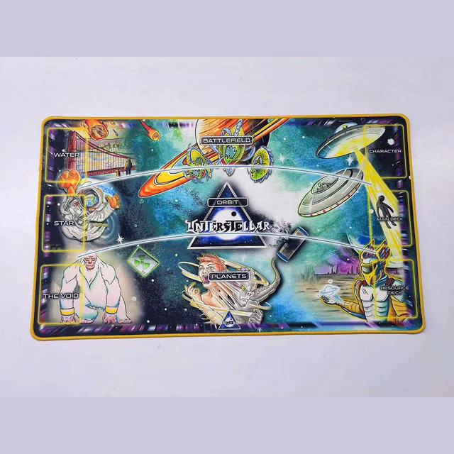 Tigerwings TCG Game Pad Compatible with MTG Trading Card Game Pad Board Game Drawstring with Stitched Edges Smooth Surface
