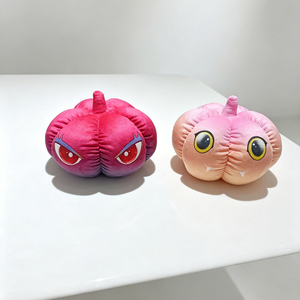 En gros, Adorables jouets en peluche citrouille d'Halloween à visage effrayant, coussin en peluche doux pour enfants, cadeaux d'Halloween - Product Image 3