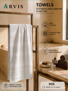 Toalla de Baño Ares de Alta Calidad, 70x140cm, con Rayas de Velour, 300-600 GSM, Suave y Absorbente, para Hotel y Hogar, Venta al Por Mayor, 100% Algodón - Product Image 2