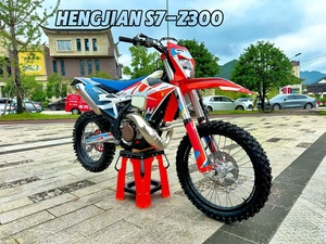 Moteur de moto monocylindre à deux temps refroidi par eau EU Hengjian S7 Z300, Moto Cross Hengjian 300CC, Dirt Bike - Product Image 2