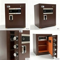 Caja Fuerte de Seguridad Electrónica de Acero con Teclado Digital Programable y Contraseña, Antirrobo para Hogar y Hotel