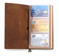 Carnet rechargeable personnalisé avec pochette zippée et insert en PVC