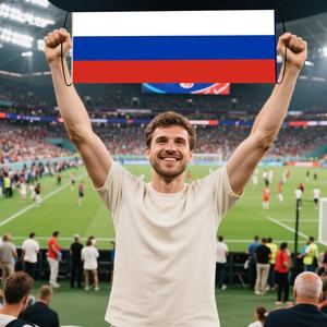 Banderas de Desplazamiento Personalizables para Fanáticos Escalables, Banderas para Eventos Deportivos, Equipo Animando a Rusia, Hecho de Polietileno Duradero - Product Image 4