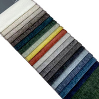 Tissu d'ameublement texturé en chenille tressée pour canapé, fauteuil et coussins de mobilier – Vente en gros