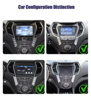 Radio para Auto Estilo Tesla de 9.7 Pulgadas para Hyundai Santa Fe IX45 2013-2017, Apple CarPlay, Android Auto, Reproductor Multimedia, GPS, Navegación, DSP, Estéreo