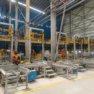 Système de cerclage industriel en ligne pour palettes, machine de cerclage de palettes pour ligne de production continue de cartons finis - Product Image 4