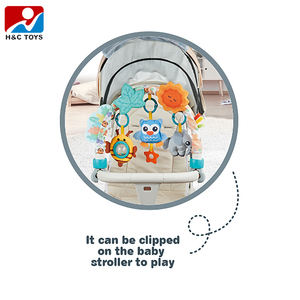 Jouets d'éveil pour bébé en plastique <span class=keywords><strong>super</strong></span> doux, style animaux de dessin animé, avec clip de lit et papier à gratter intégré - Product Image 5