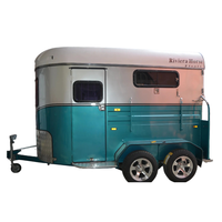 Remorque à chevaux de qualité supérieure Harmar Dixie Outlaw 7206LQ 2026, remorque pour 2 chevaux avec logement, prête à être expédiée