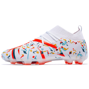 Logotipo personalizado fútbol Spikes Hombre mujer adulta estudiantes uso al aire libre <span class=keywords><strong>de</strong></span> zapatos <span class=keywords><strong>de</strong></span> fútbol <span class=keywords><strong>de</strong></span> entrenamiento profesional transpirables antideslizantes - Product Image 1