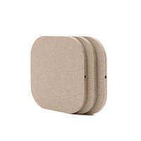 Diviseur d'espace en polyester OEKO-TEX Standard 100, écologique, insonorisant, en PET, pour espace de travail ouvert