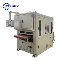 Ponceuse à bande rotative plate en acier inoxydable avec moteur et roulement pour le débavurage et le ponçage des tôles métalliques (55KW)
