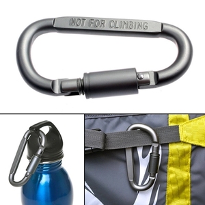 Llavero con clip <span class=keywords><strong>de</strong></span> mosquetón para <span class=keywords><strong>escalada</strong></span> al aire libre, mini mosquetón táctico <span class=keywords><strong>de</strong></span> supervivencia personalizado con forma <span class=keywords><strong>de</strong></span> al - Product Image 1